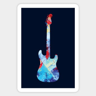 S-Style Electric Guitar Paint Texture Magnet